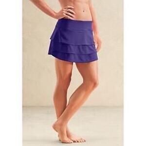 Athleta Purple Swagger Skort Skirt Size S Ruffles Tennis Running Golf *EUC